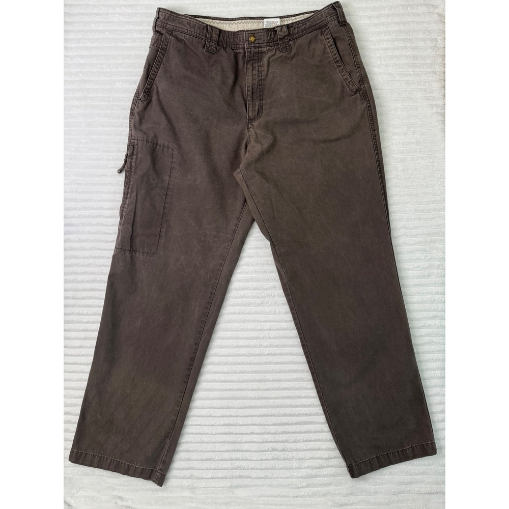 Columbia Sportswear Mens Brown Cotton Canvas Utility‎ Cargo Pants 36x32 Outdoor
